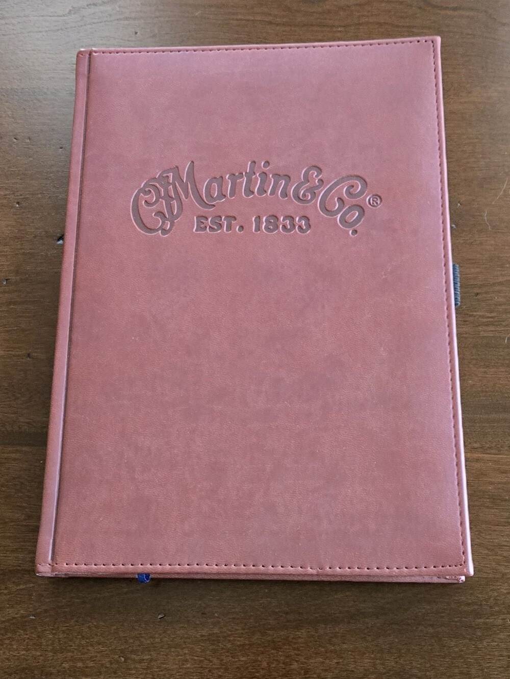 Journal Books 7" x 9.5" Faux Leather Journal With CF Martin & Co Embossed Logo